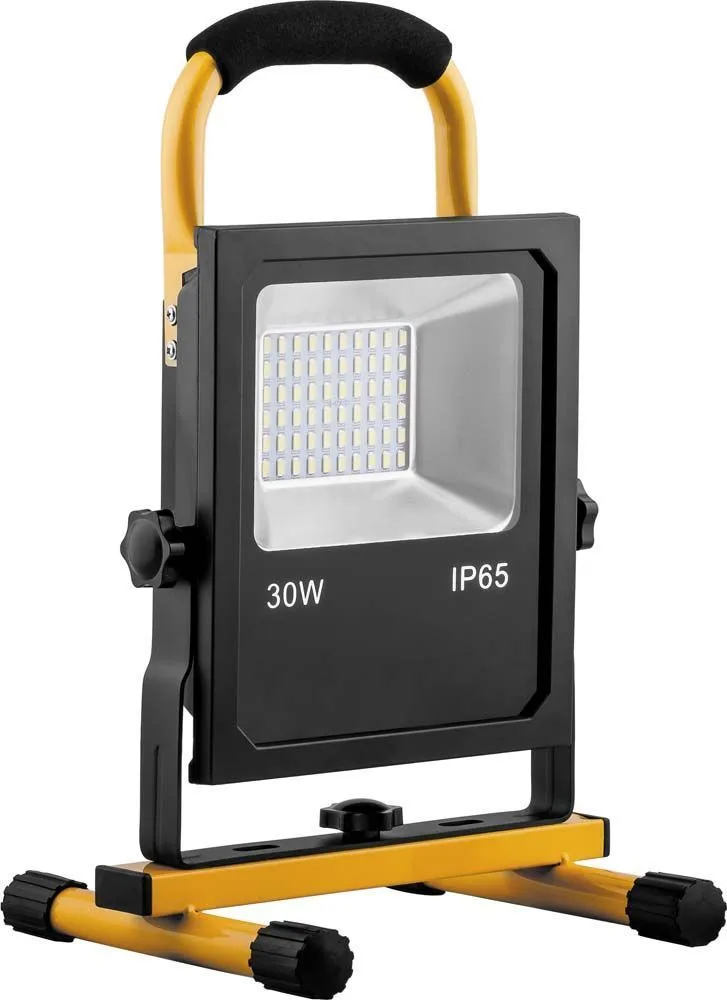 FERON Светодиодный прожектор LL-913 переносной с зарядным устройством IP65 30W 6400K артикул 32089 FERON Светодиодный прожектор LL-913 переносной с зарядным устройством IP65 30W 6400K артикул 32089