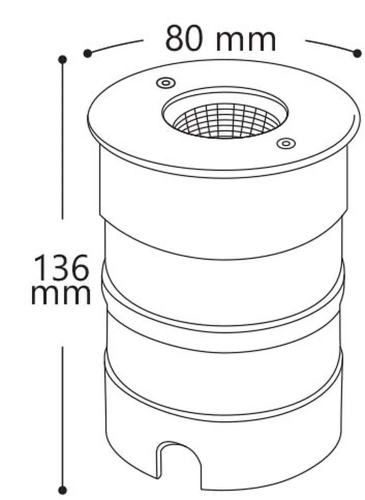 FERON Светодиодный светильник тротуарный (грунтовый) SP4117 Lux 8.3W 3000K 230V IP67 32036 FERON Светодиодный светильник тротуарный (грунтовый) SP4117 Lux 8.3W 3000K 230V IP67 32036