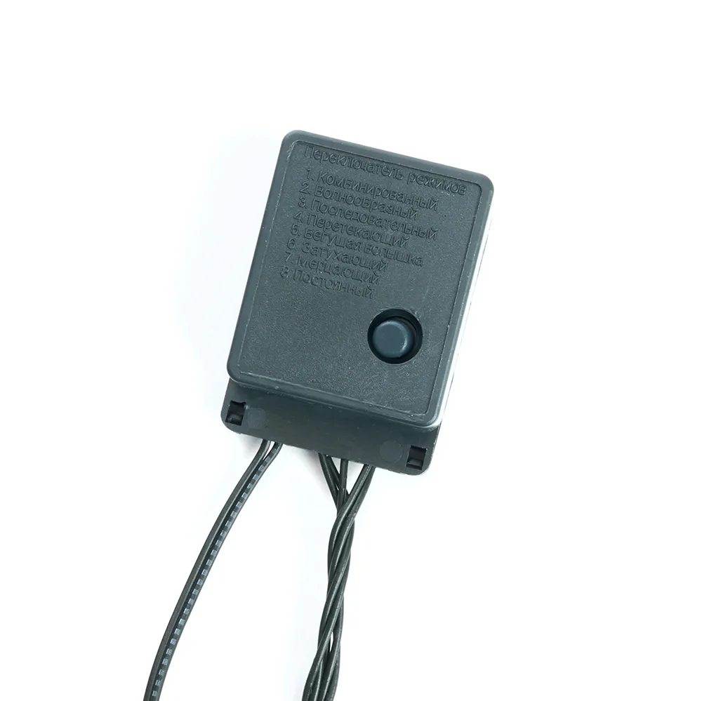 FERON Светодиодная гирлянда Кластер CL09 линейная 10м + 2м 230V 5000К, c питанием от сети, зеленый шнур FERON Светодиодная гирлянда Кластер CL09 линейная 10м + 2м 230V 5000К, c питанием от сети, зеленый шнур