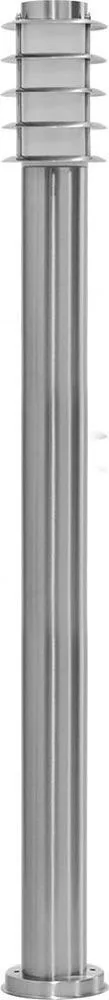 Светильник садово-парковый FERON DH027-1100, Техно столб, 18W E27 230V, серебро 11814