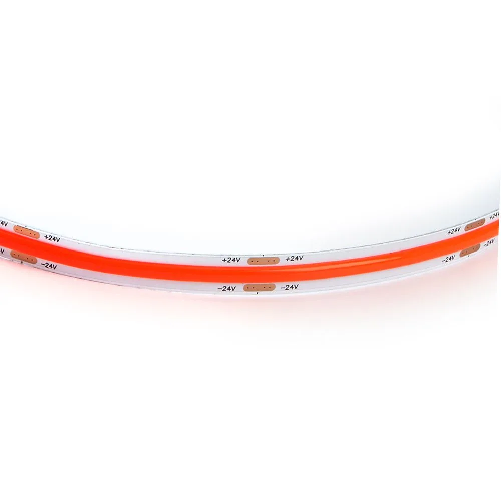 FERON Светодиодная COB лента LS530 320SMD(2110) 8Вт/м 24V 5000*8*1,8мм IP20, красный FERON Светодиодная COB лента LS530 320SMD(2110) 8Вт/м 24V 5000*8*1,8мм IP20, красный