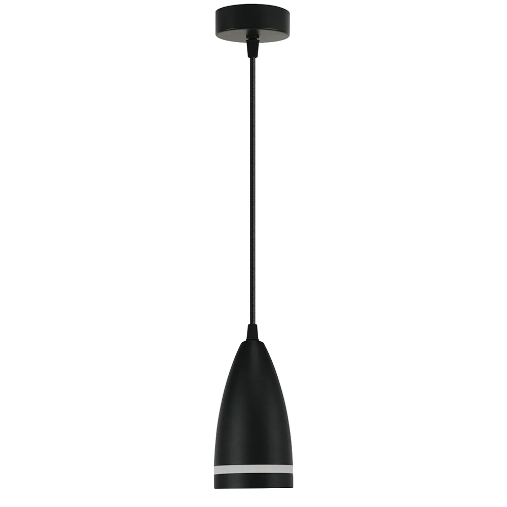 Светильник потолочный FERON HL3648 на подвесе GX53 15W 230V, черный 85*160 48092
