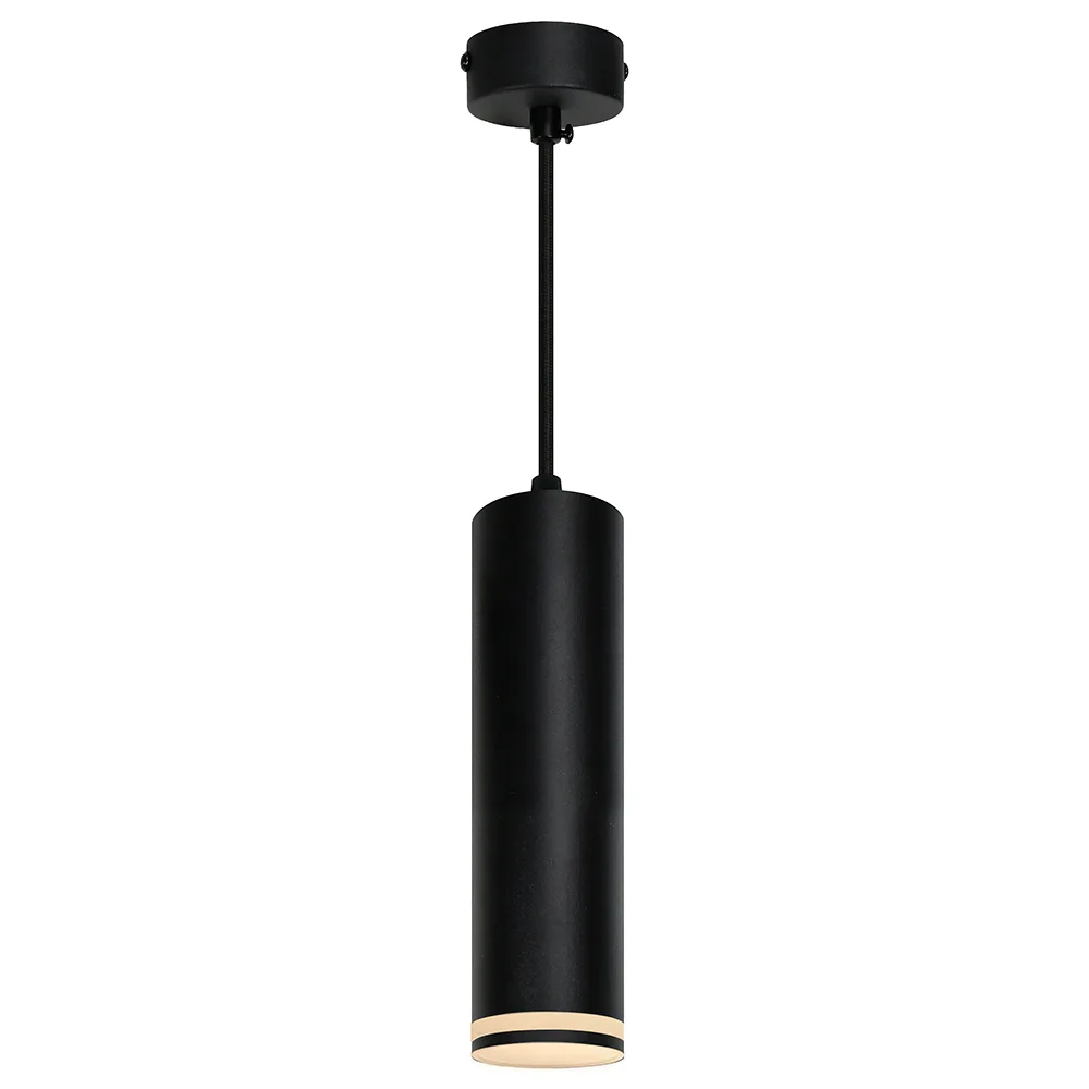 FERON Светильник потолочный ML1708 Barrel LUNA на подвесе MR16 35W 230V, черный 55*200 48082 FERON Светильник потолочный ML1708 Barrel LUNA на подвесе MR16 35W 230V, черный 55*200 48082