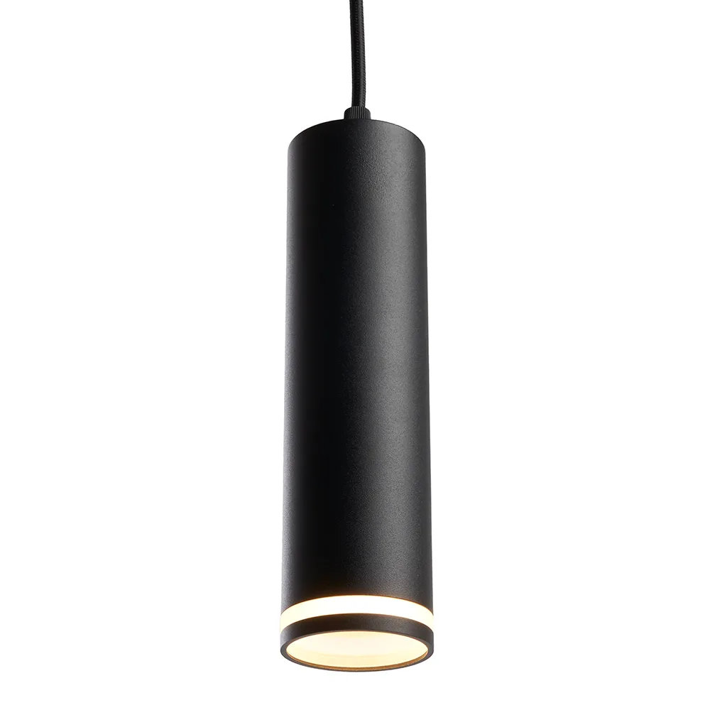 FERON Светильник потолочный ML1708 Barrel LUNA на подвесе MR16 35W 230V, черный 55*200 48082 FERON Светильник потолочный ML1708 Barrel LUNA на подвесе MR16 35W 230V, черный 55*200 48082