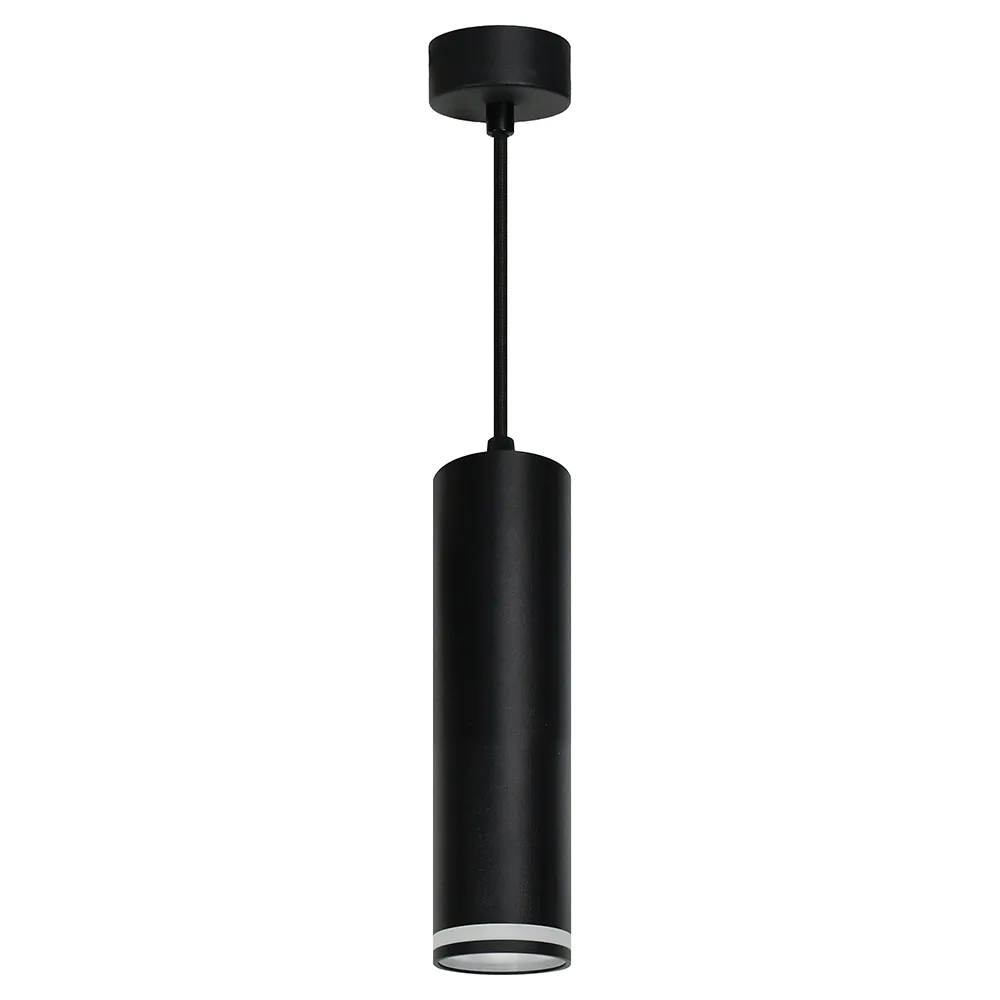 FERON Светильник потолочный ML1708 Barrel LUNA на подвесе MR16 35W 230V, черный 55*280 48084 FERON Светильник потолочный ML1708 Barrel LUNA на подвесе MR16 35W 230V, черный 55*280 48084
