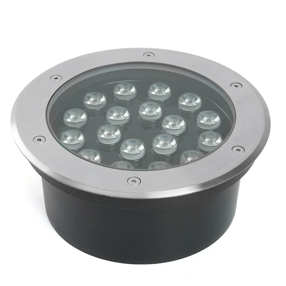 FERON Светодиодный светильник тротуарный (грунтовый) SP2804, 20W, AC/DC12V, низковольтный, 3000K, металлик, IP67 48348 FERON Светодиодный светильник тротуарный (грунтовый) SP2804, 20W, AC/DC12V, низковольтный, 3000K, металлик, IP67 48348