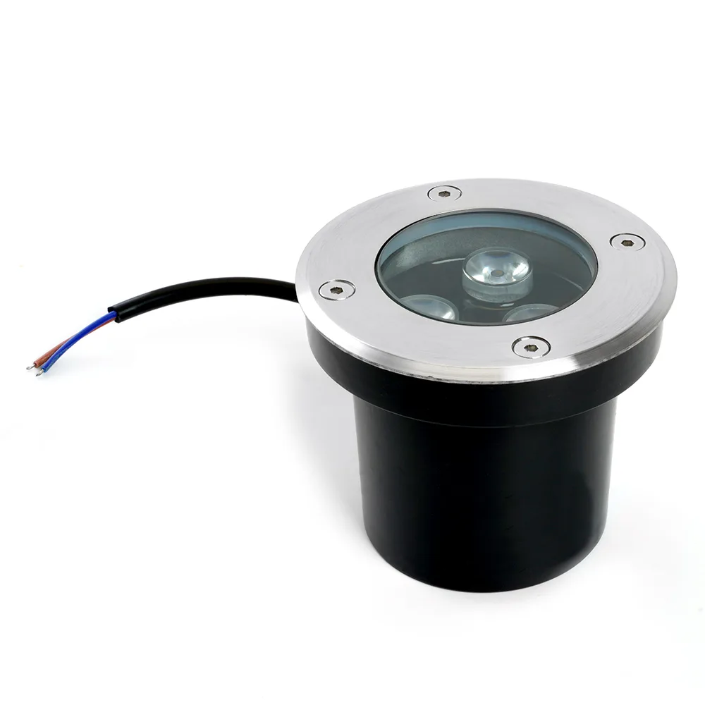 FERON Светодиодный светильник тротуарный (грунтовый) SP2801, 3W, AC/DC12-24V, низковольтный, 4000К, черный,100*H80mm, вн.диаметр: 70mm, IP67 48345 FERON Светодиодный светильник тротуарный (грунтовый) SP2801, 3W, AC/DC12-24V, низковольтный, 4000К, черный,100*H80mm, вн.диаметр: 70mm, IP67 48345