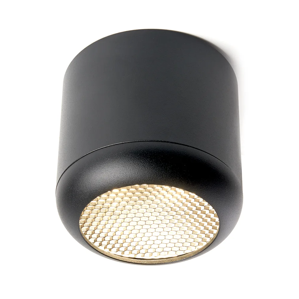 FERON Светильник потолочный HL365 Barrel ECHO 12W, 230V, GX53, чёрный, с антибликовой сеточкой 48400 FERON Светильник потолочный HL365 Barrel ECHO 12W, 230V, GX53, чёрный, с антибликовой сеточкой 48400
