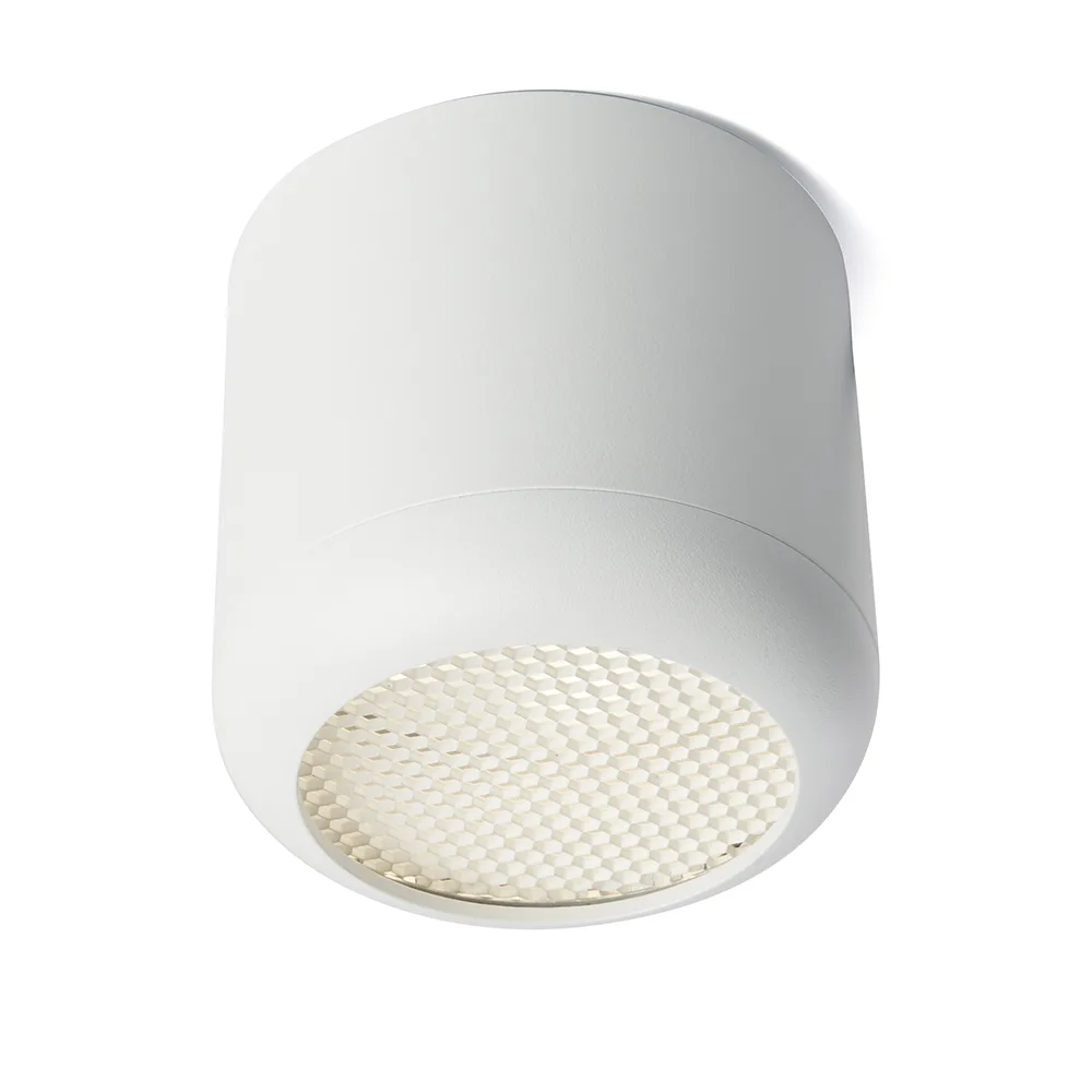 FERON Светильник потолочный HL365 Barrel ECHO 12W, 230V, GX53, белый, с антибликовой сеточкой 48401 FERON Светильник потолочный HL365 Barrel ECHO 12W, 230V, GX53, белый, с антибликовой сеточкой 48401