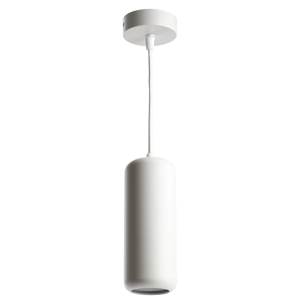 Светильник потолочный FERON HL3658 Barrel ECHO levitation  12W, 230V, GX53, белый, с антибликовой сеточкой, на подвесе 1,7 м 48402