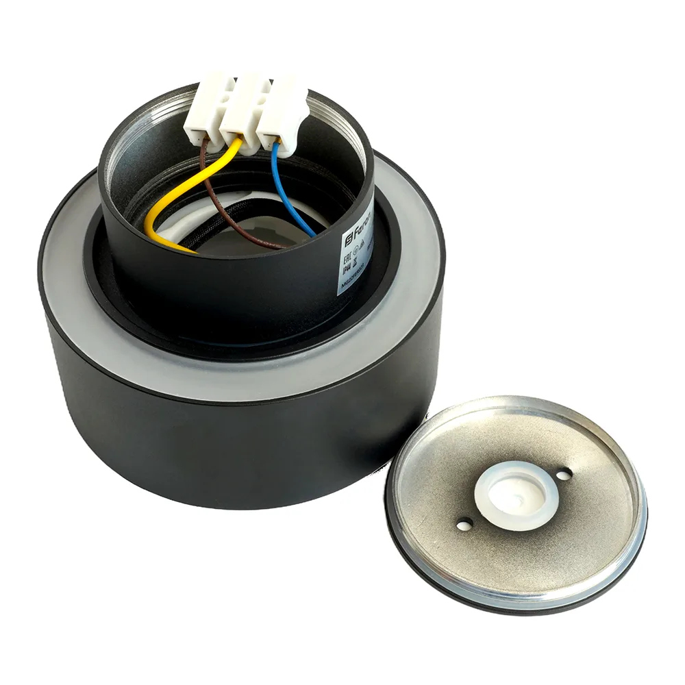 FERON Светильник потолочный HL367 Barrel AURA 12W, 230V, GX53, чёрный IP44 48406 FERON Светильник потолочный HL367 Barrel AURA 12W, 230V, GX53, чёрный IP44 48406