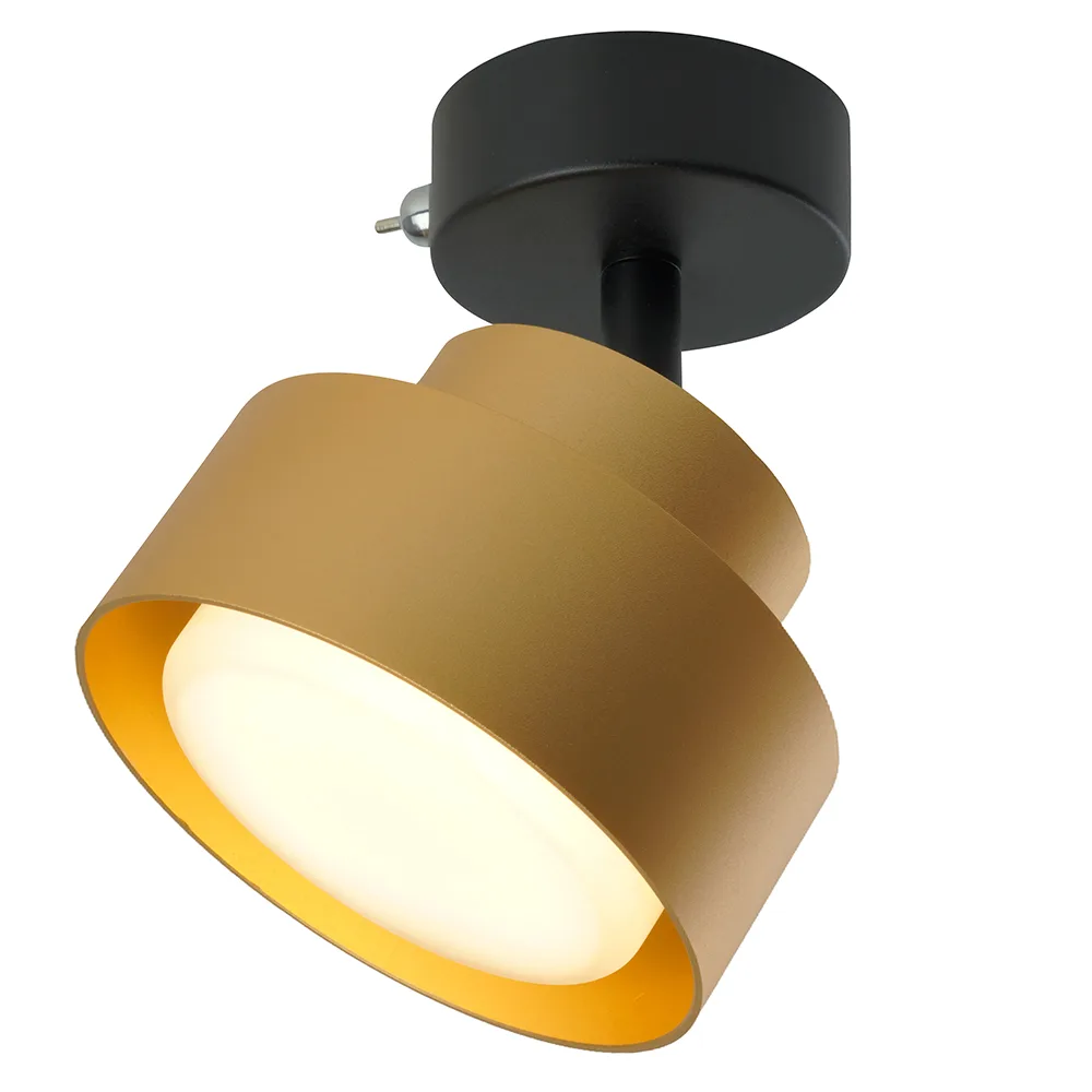 FERON Светильник настенный HL3670 AURA 12W, 230V, GX53, золото артикул 48414 FERON Светильник настенный HL3670 AURA 12W, 230V, GX53, золото артикул 48414