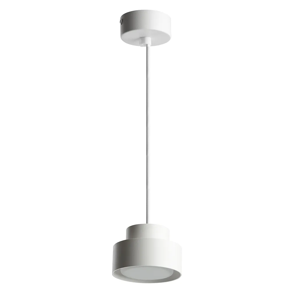 Светильник потолочный FERON HL3678 Barrel AURA levitation 12W, 230V, GX53, белый, на подвесе 1,7 м 48410