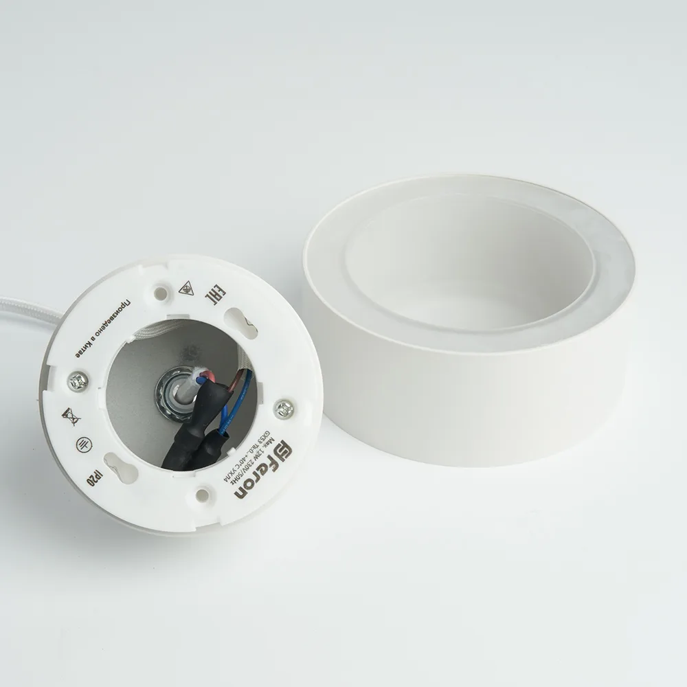 FERON Светильник потолочный HL3678 Barrel AURA levitation 12W, 230V, GX53, белый, на подвесе 1,7 м 48410 FERON Светильник потолочный HL3678 Barrel AURA levitation 12W, 230V, GX53, белый, на подвесе 1,7 м 48410