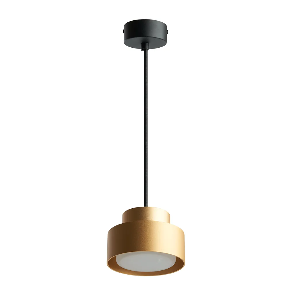 Светильник потолочный FERON HL3678 Barrel AURA levitation 12W, 230V, GX53, золото, на подвесе 1,7 м 48411