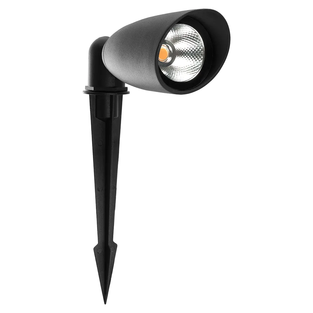 Светодиодный светильник тротуарный (грунтовый) FERON SP2701, 5W, AC/DC12-24V, низковольтный, 4000К, черный, IP65 48447