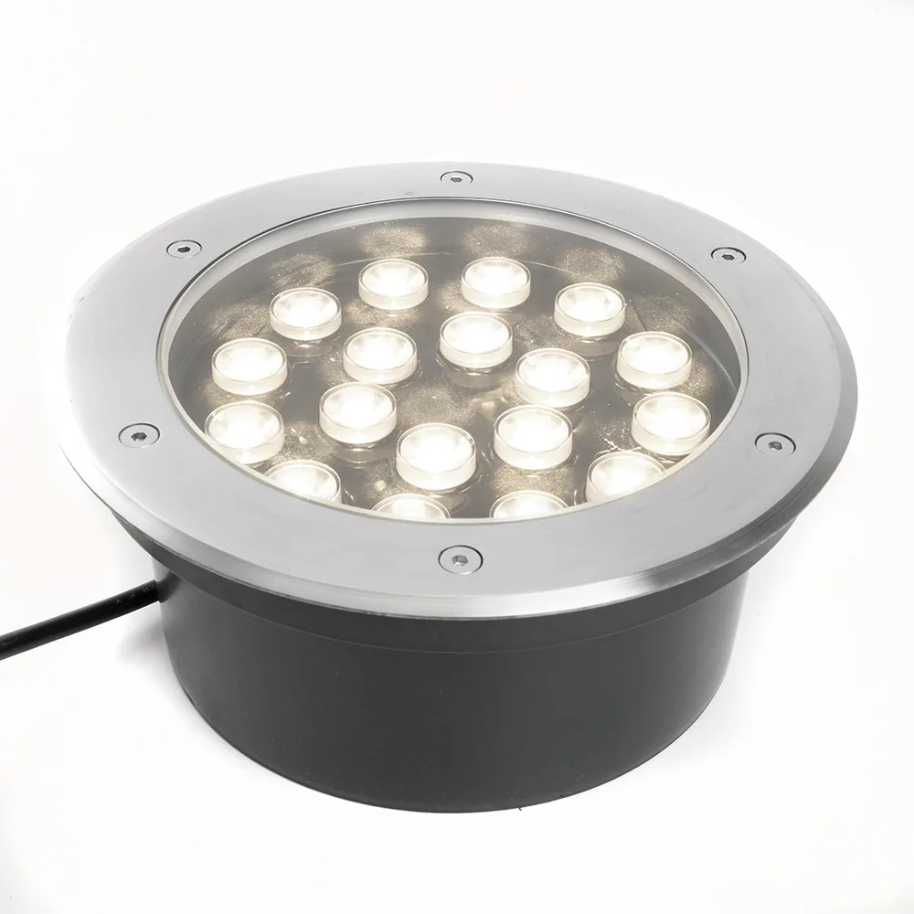 FERON Светодиодный светильник тротуарный (грунтовый) SP2804, 20W, AC/DC12V, низковольтный, 4000K, металлик, IP67 48454 FERON Светодиодный светильник тротуарный (грунтовый) SP2804, 20W, AC/DC12V, низковольтный, 4000K, металлик, IP67 48454