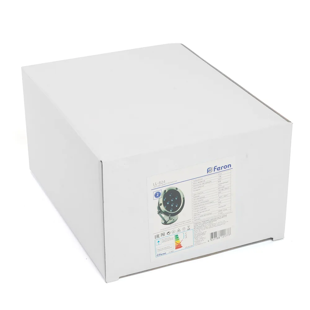 FERON Светодиодный прожектор подводный LL-824, 9W, AC/DC24V, низковольтный, 6400K, металлик, 143*75*170mm, IP68 48458 FERON Светодиодный прожектор подводный LL-824, 9W, AC/DC24V, низковольтный, 6400K, металлик, 143*75*170mm, IP68 48458
