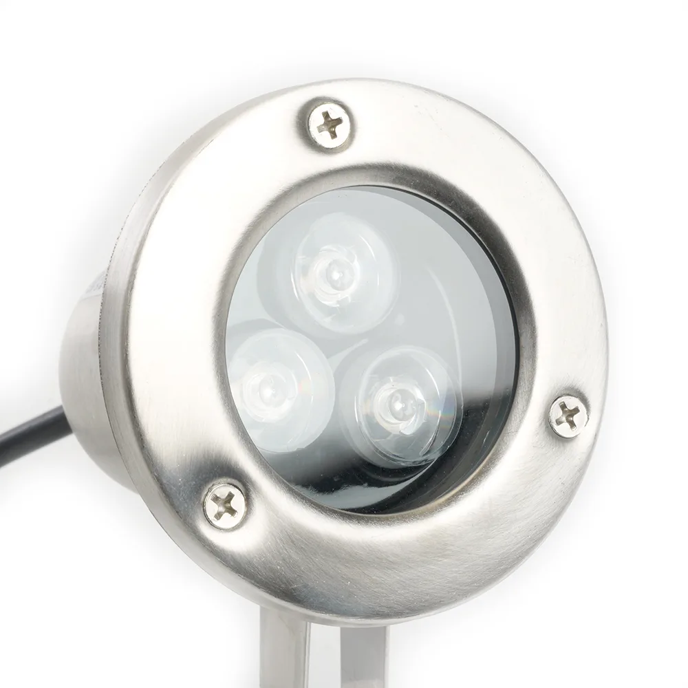 FERON Светодиодный прожектор подводный LL-822, 3W, AC24V, низковольтный, RGB, металлик, 80*80*130mm, IP68 48467 FERON Светодиодный прожектор подводный LL-822, 3W, AC24V, низковольтный, RGB, металлик, 80*80*130mm, IP68 48467