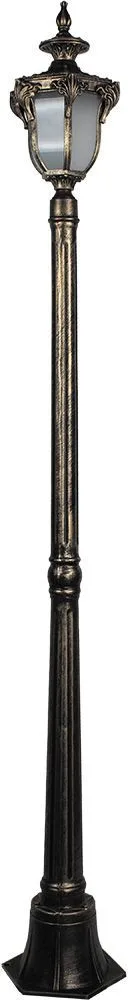 FERON Светильник садово-парковый PL4057 столб шестигранный 60W 230V E27, черное золото 11436 FERON Светильник садово-парковый PL4057 столб шестигранный 60W 230V E27, черное золото 11436