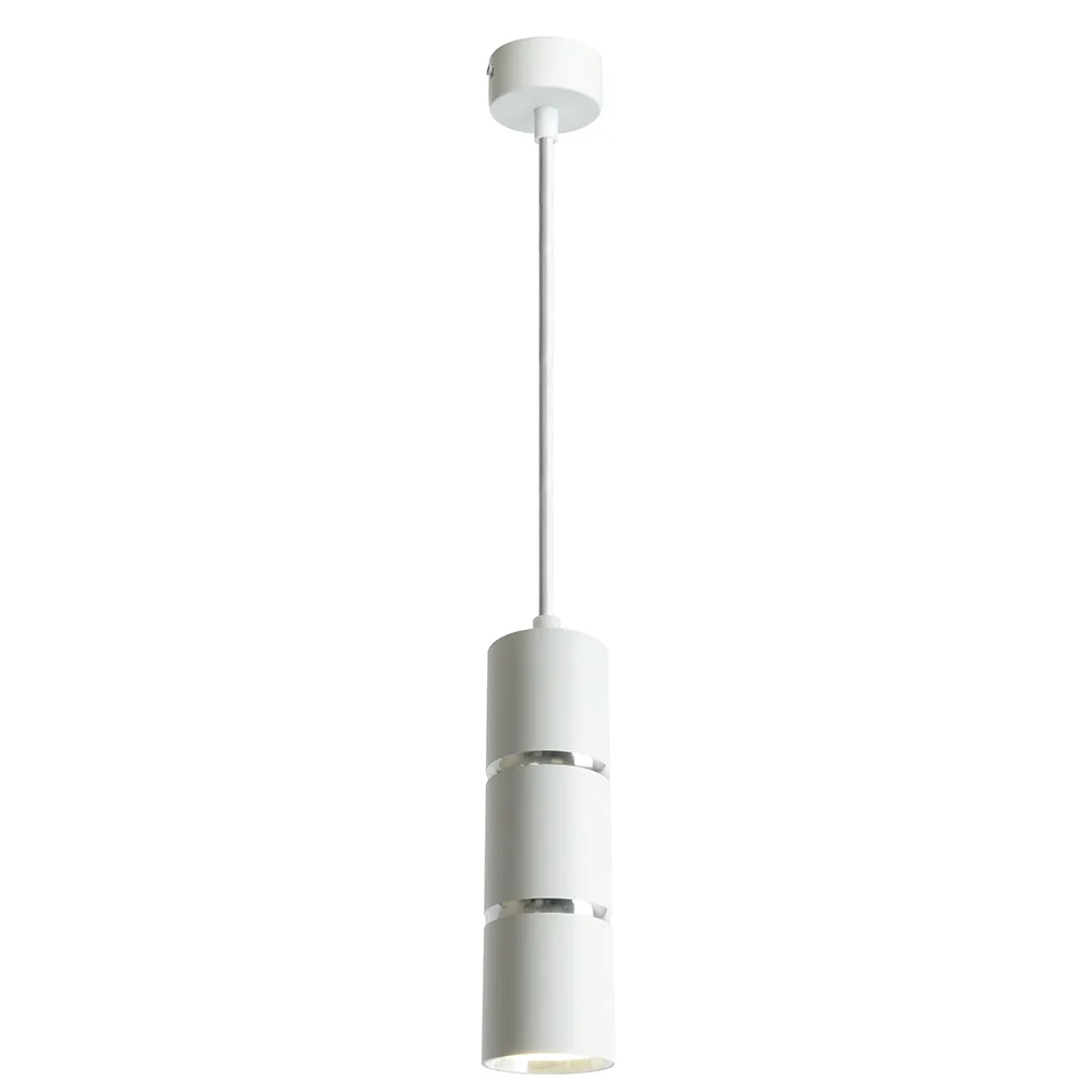 FERON Светильник потолочный ML1868 Barrel ZEN levitation на подвесе MR16 35W 230V, белый, хром, 55*180 48648 FERON Светильник потолочный ML1868 Barrel ZEN levitation на подвесе MR16 35W 230V, белый, хром, 55*180 48648