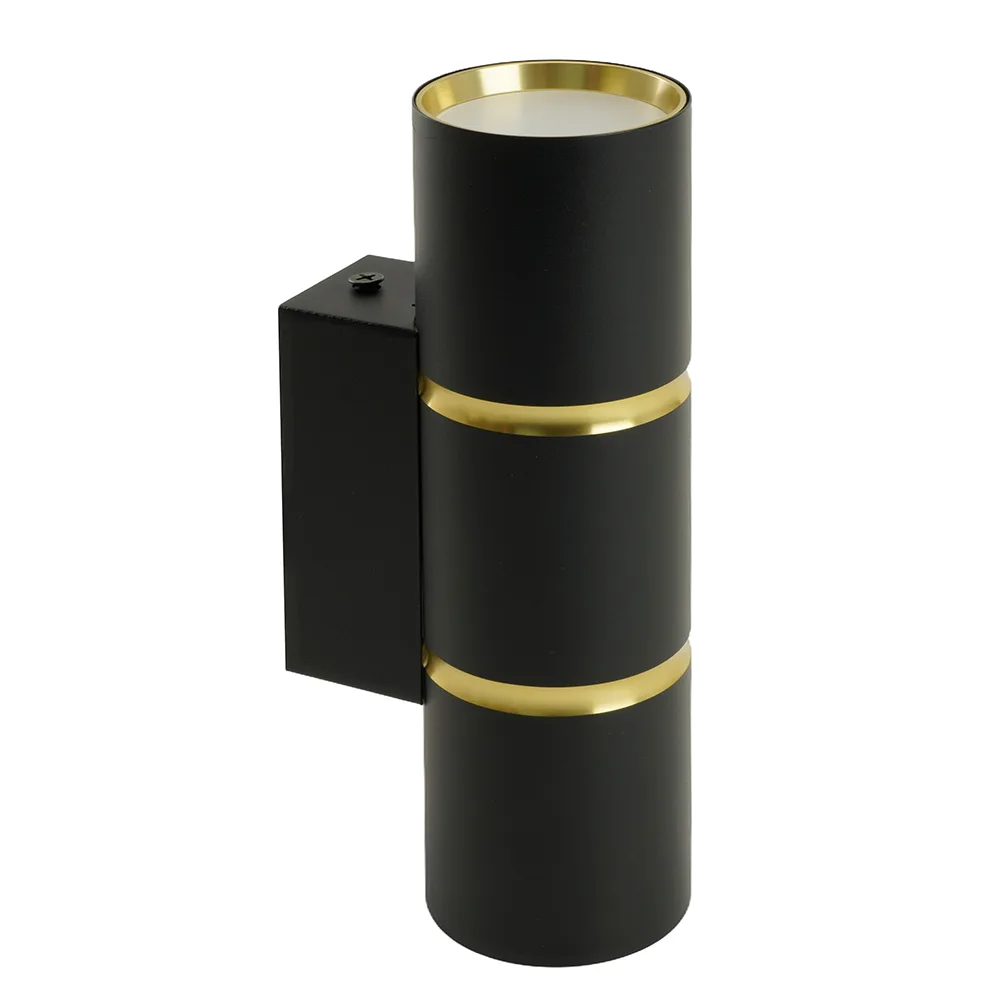 FERON Светильник настенный ML1860 ZEN MR16 35W, 230V, 2*GU10, черный, золото IP20 48649 FERON Светильник настенный ML1860 ZEN MR16 35W, 230V, 2*GU10, черный, золото IP20 48649