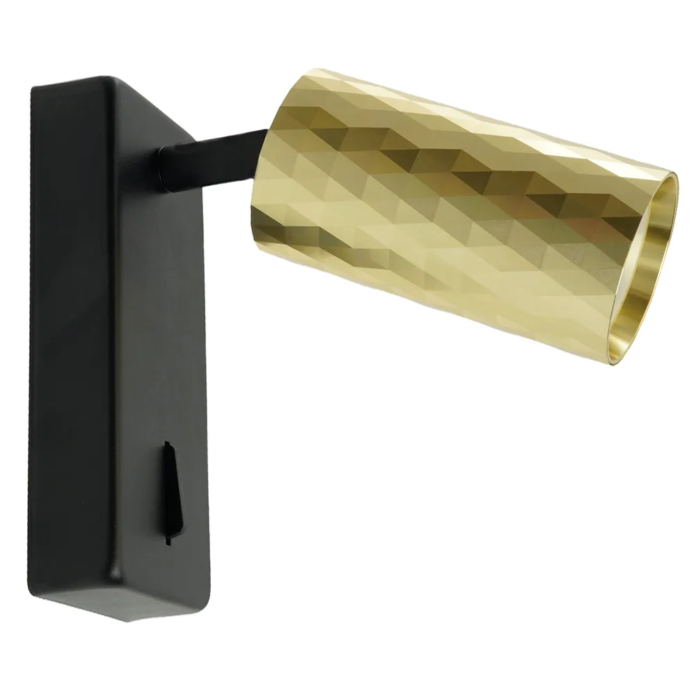 FERON Светильник ML1880 PRISM 35W, 230V, GU10, золото и чёрный артикул 48671 FERON Светильник ML1880 PRISM 35W, 230V, GU10, золото и чёрный артикул 48671