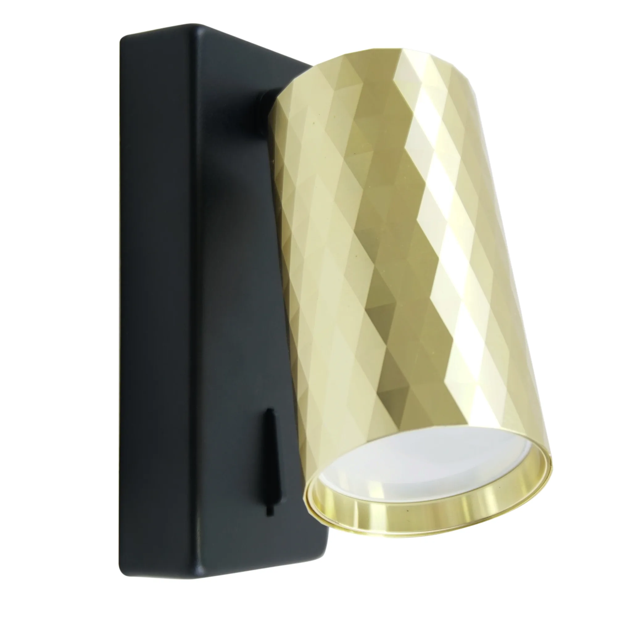 FERON Светильник ML1880 PRISM 35W, 230V, GU10, золото и чёрный артикул 48671 FERON Светильник ML1880 PRISM 35W, 230V, GU10, золото и чёрный артикул 48671