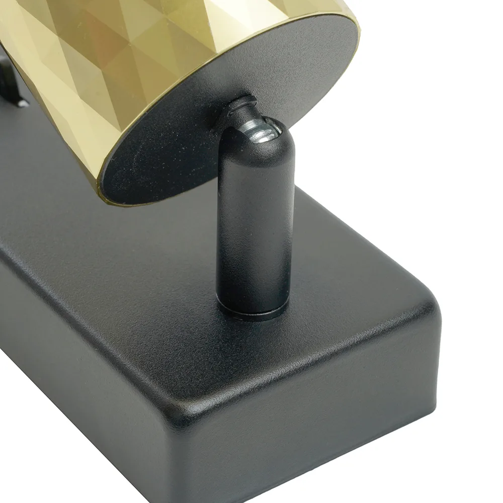 FERON Светильник ML1880 PRISM 35W, 230V, GU10, золото и чёрный артикул 48671 FERON Светильник ML1880 PRISM 35W, 230V, GU10, золото и чёрный артикул 48671