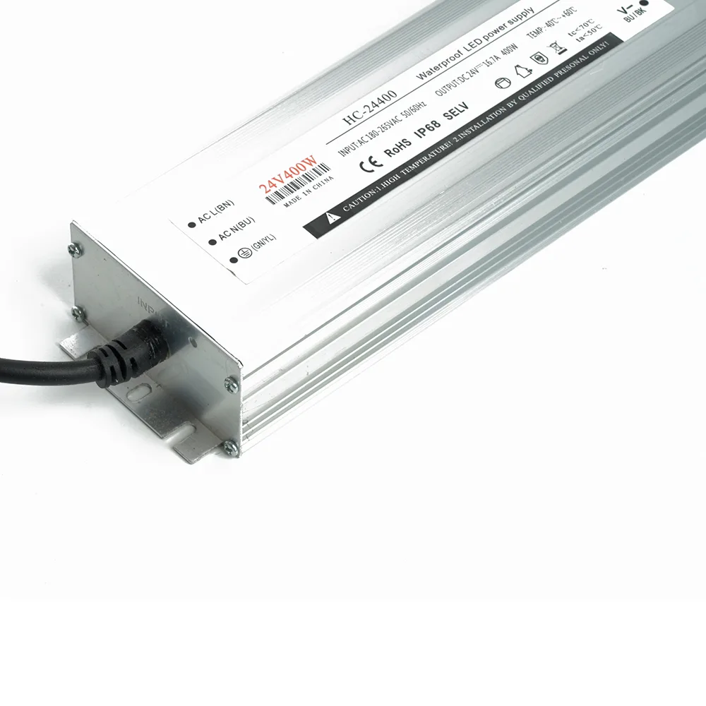 FERON Трансформатор электронный для светодиодной ленты 400W 24V 245*77*41мм IP67 (драйвер), LB007 FERON FERON Трансформатор электронный для светодиодной ленты 400W 24V 245*77*41мм IP67 (драйвер), LB007 FERON