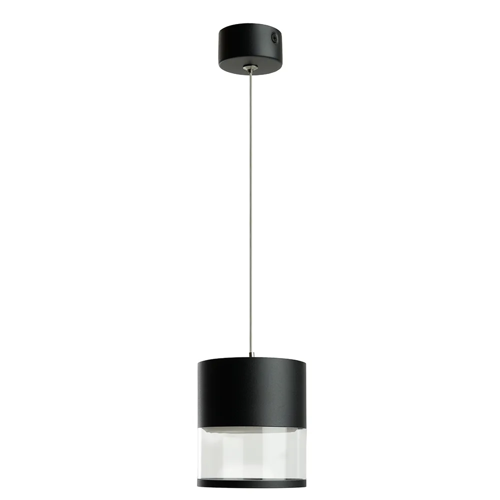 Светильник потолочный FERON HL4548 HALO levitation на подвесе GX53 12W 230V, черный 85*80 48749