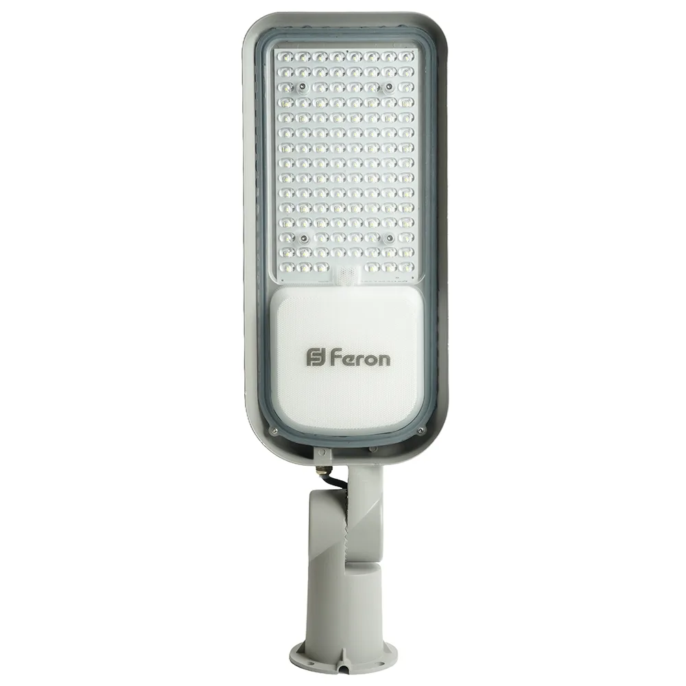 Светодиодный уличный консольный светильник FERON SP3060 80W 6400K 100-265V/50Hz, серый 48686