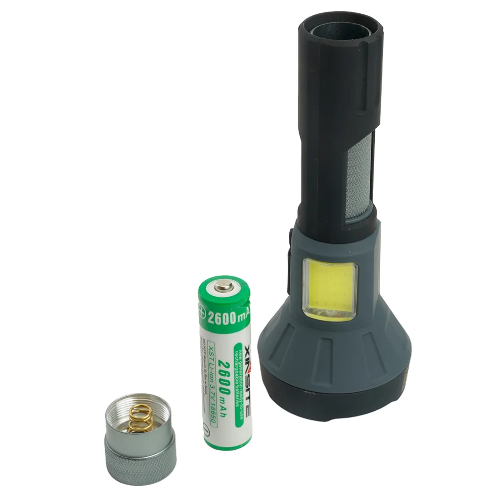 FERON Фонарь ручной TH2410 с аккумулятором USB ZOOM 48790 FERON Фонарь ручной TH2410 с аккумулятором USB ZOOM 48790