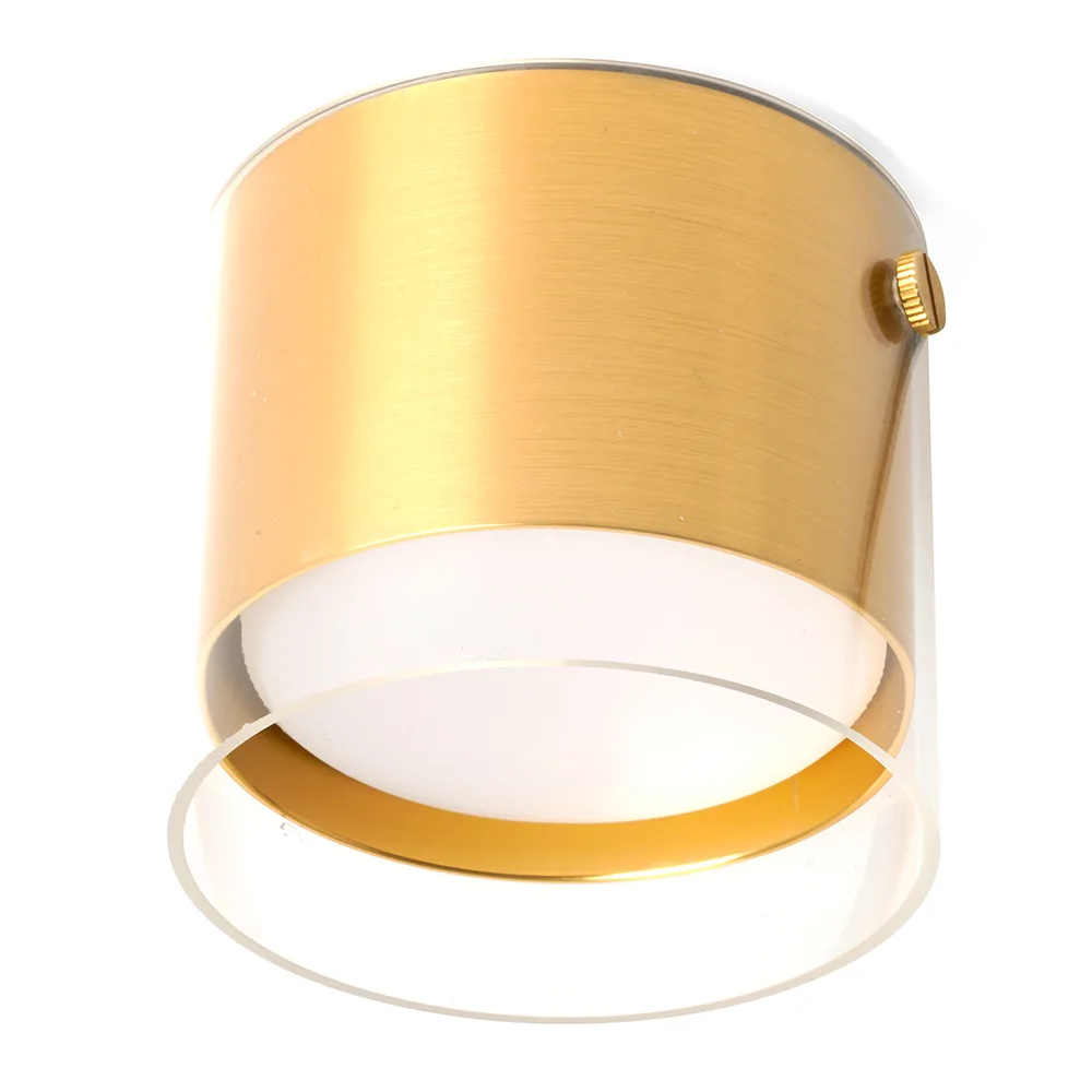 FERON Светильник потолочный HL389 Barrel LUMINA GX53 12W 230V, золото 48796 FERON Светильник потолочный HL389 Barrel LUMINA GX53 12W 230V, золото 48796