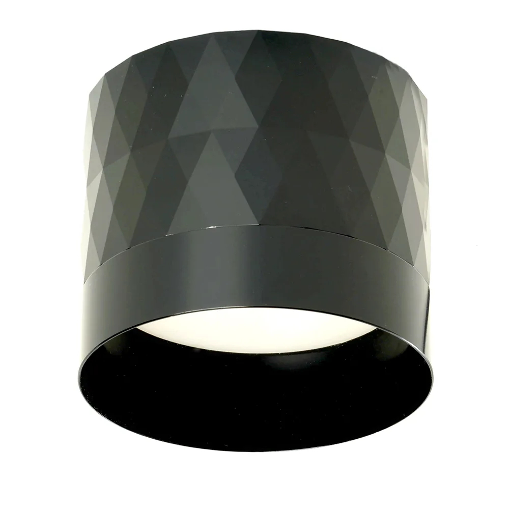 Светильник потолочный FERON HL388 Barrel PRISM GX53 12W 230V, черный 48802