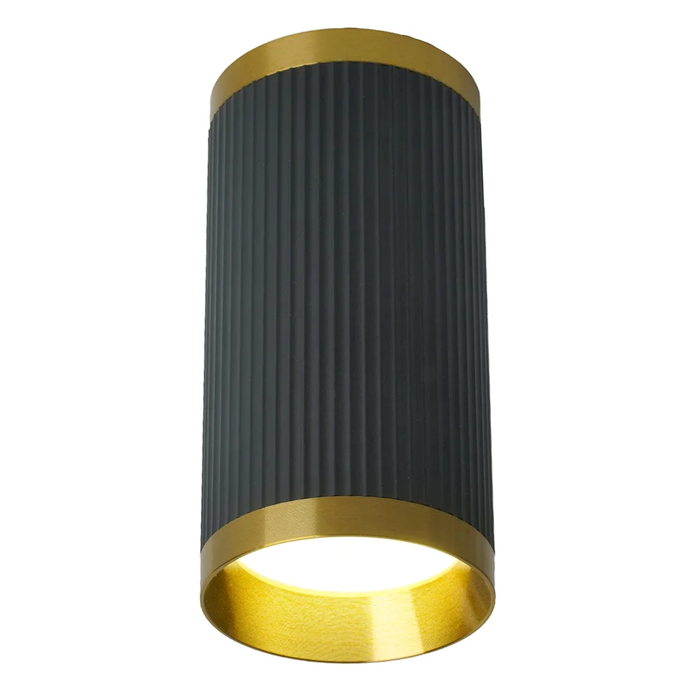 FERON Светильник потолочный ML190 Barrel GATSBY MR16 GU10 35W 230V, черный + античное золото 48851 FERON Светильник потолочный ML190 Barrel GATSBY MR16 GU10 35W 230V, черный + античное золото 48851
