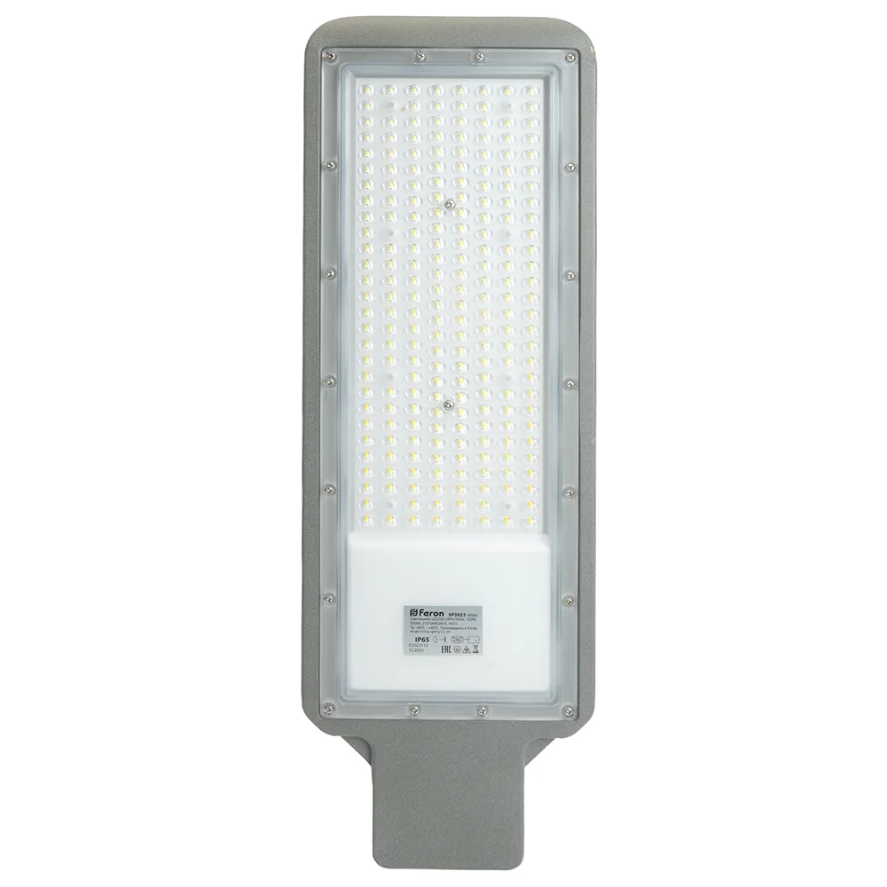 FERON Светодиодный уличный консольный светильник SP3023 120W 5000K 230V, серый 48966 FERON Светодиодный уличный консольный светильник SP3023 120W 5000K 230V, серый 48966