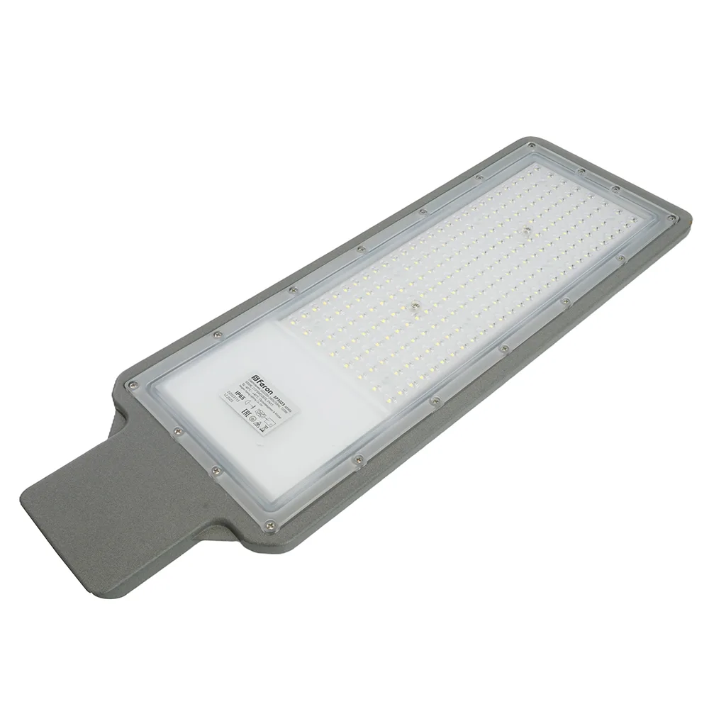 FERON Светодиодный уличный консольный светильник SP3023 120W 5000K 230V, серый 48966 FERON Светодиодный уличный консольный светильник SP3023 120W 5000K 230V, серый 48966