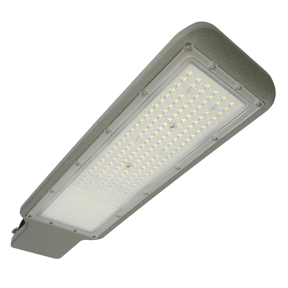 FERON Светодиодный уличный консольный светильник SP3022 100W 5000K 230V, серый 48965 FERON Светодиодный уличный консольный светильник SP3022 100W 5000K 230V, серый 48965