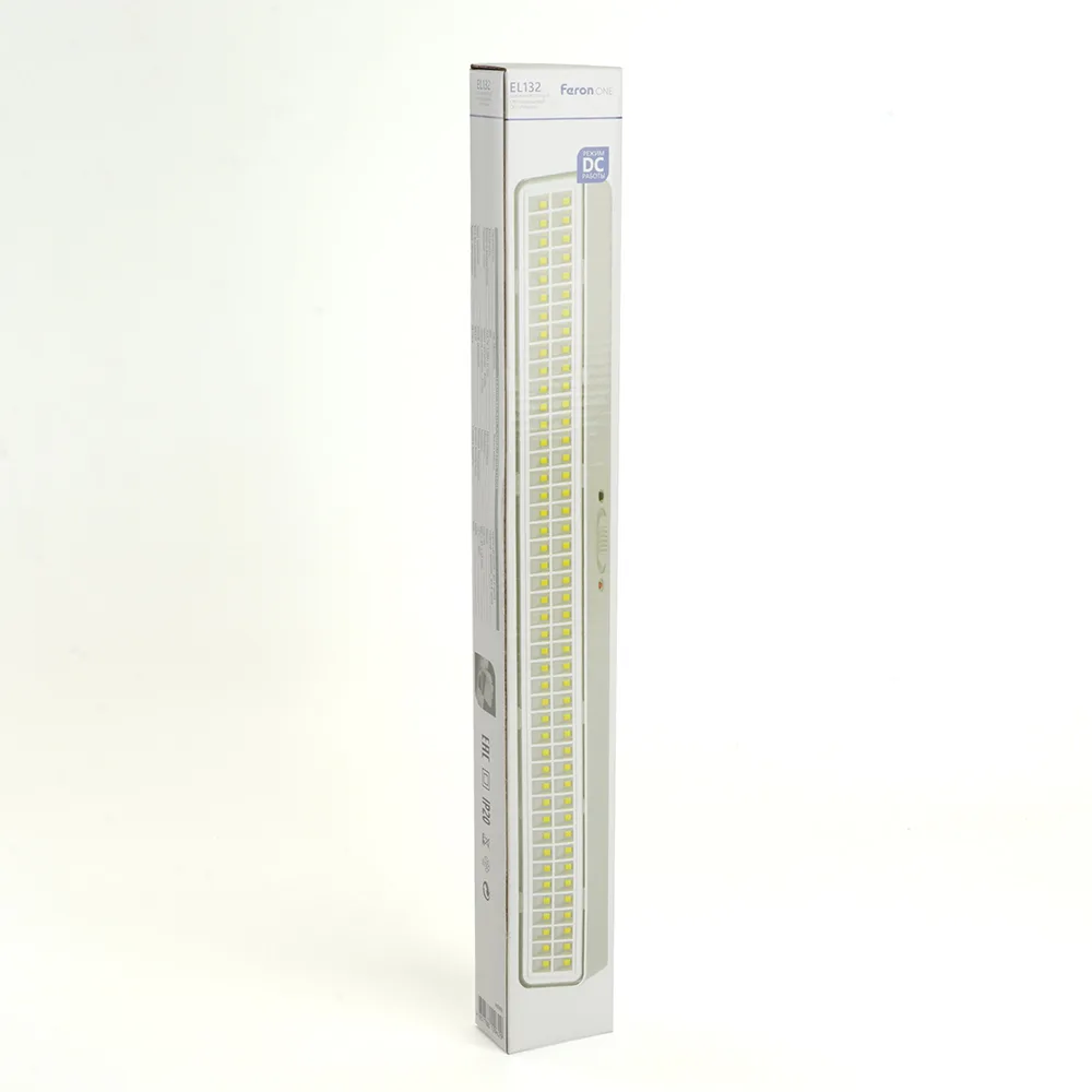 FERON Светильник аккумуляторный Feron.One, 90LED DC, белый, EL132 артикул 48989 FERON Светильник аккумуляторный Feron.One, 90LED DC, белый, EL132 артикул 48989