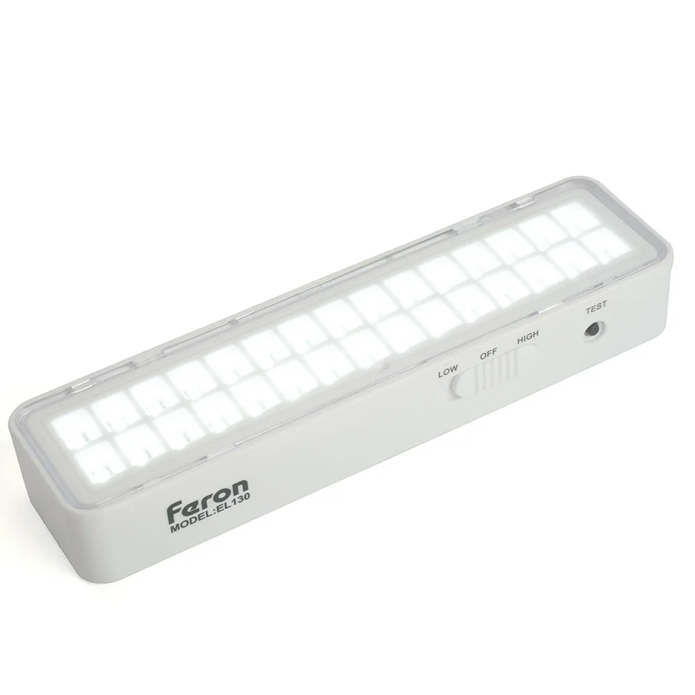 FERON Светильник аккумуляторный Feron.One, 30LED DC, белый, EL130 артикул 48987 FERON Светильник аккумуляторный Feron.One, 30LED DC, белый, EL130 артикул 48987