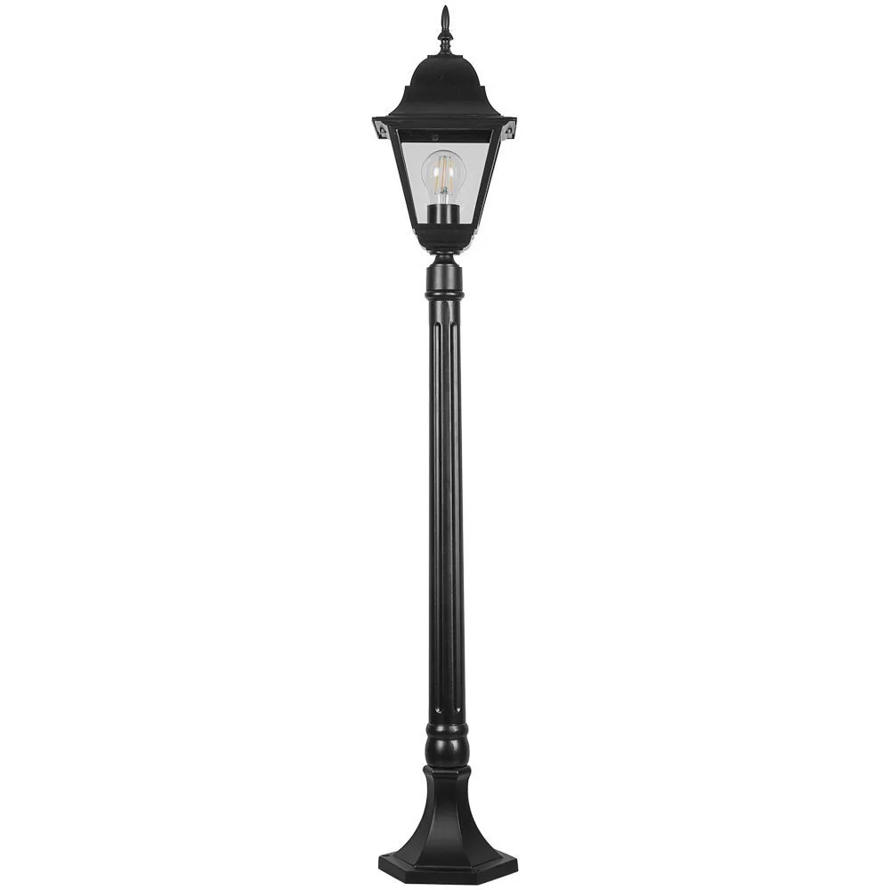 FERON Светильник садово-парковый 4210/PL4210 столб 100W E27 230V, черный 11034 FERON Светильник садово-парковый 4210/PL4210 столб 100W E27 230V, черный 11034