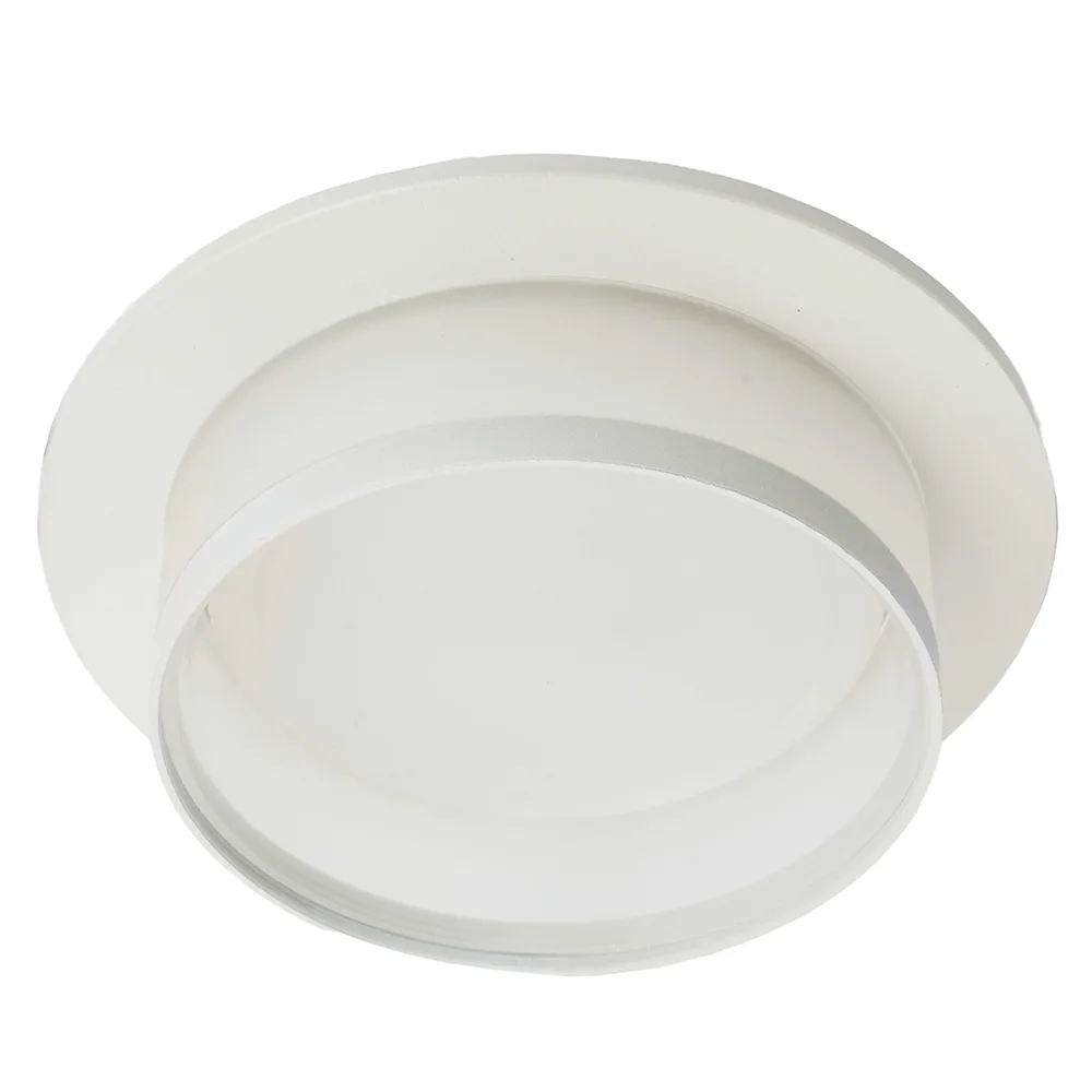 FERON Светильник встраиваемый DL500 потолочный GX53 белый круг 51085 FERON Светильник встраиваемый DL500 потолочный GX53 белый круг 51085