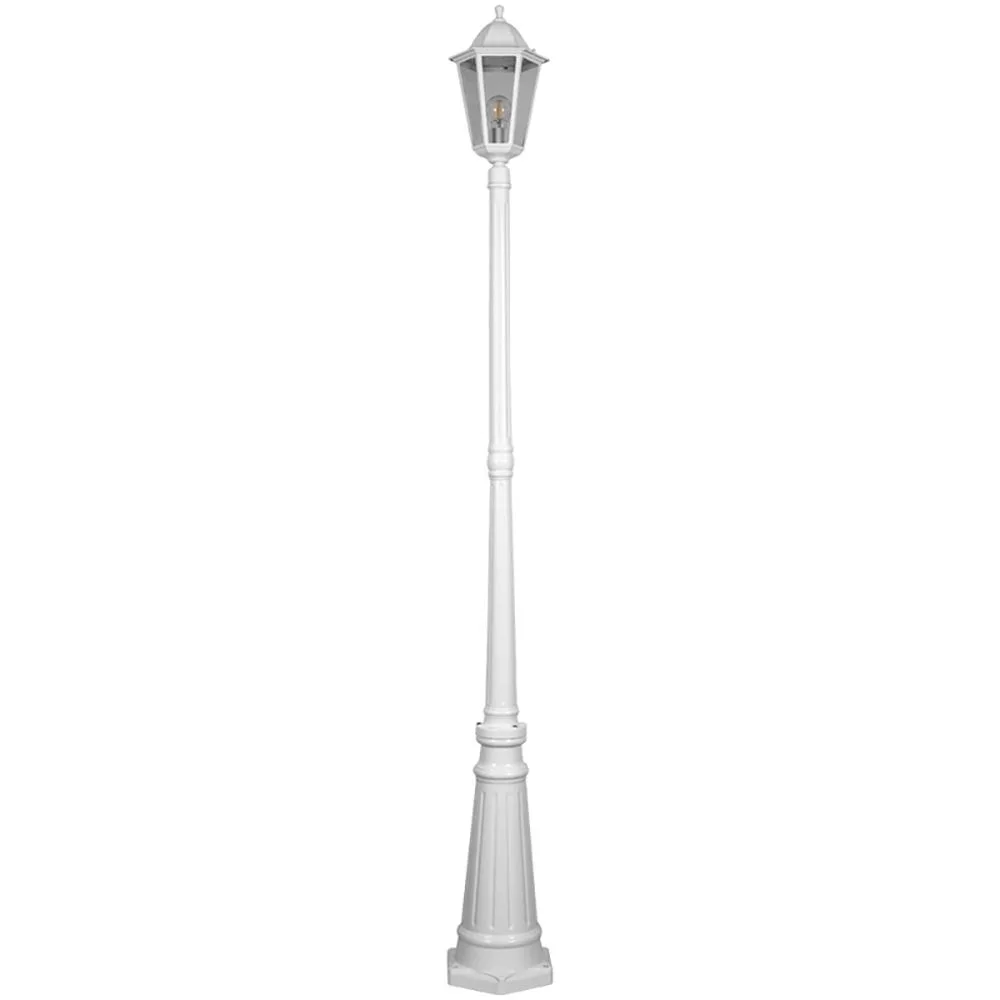 FERON Светильник садово-парковый 6211/PL6211 столб 100W E27 230V, белый 11204 FERON Светильник садово-парковый 6211/PL6211 столб 100W E27 230V, белый 11204