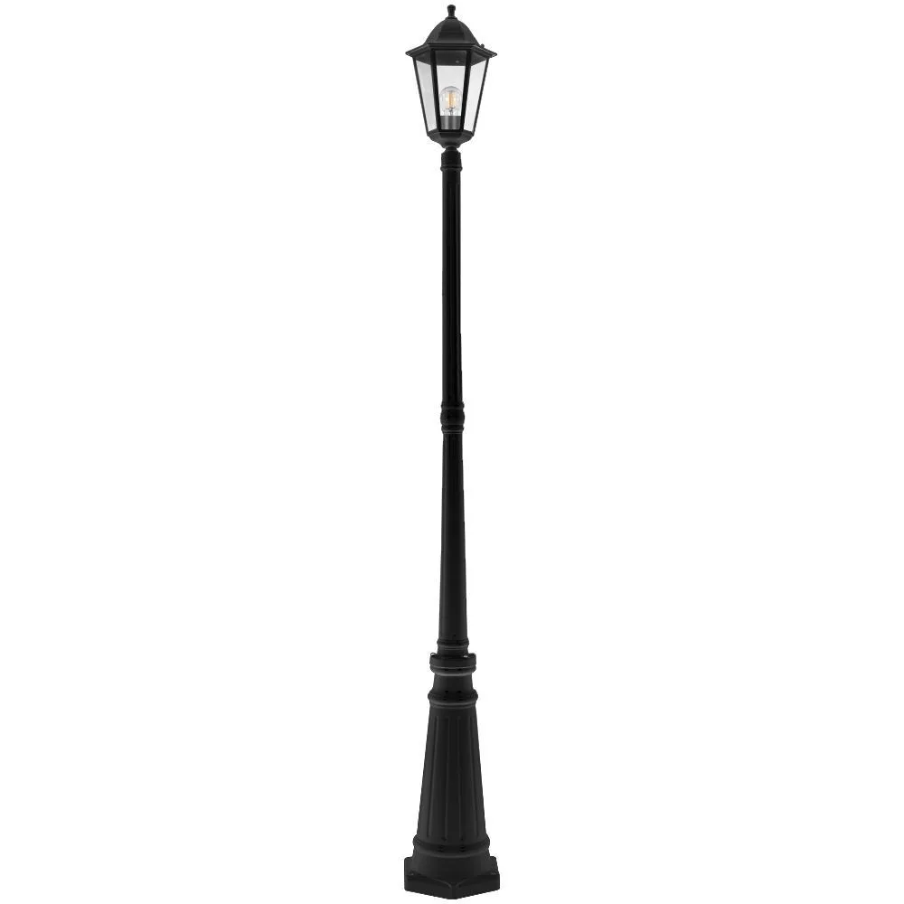 Светильник садово-парковый FERON 6211/PL6211 столб 100W E27 230V, черный 11205