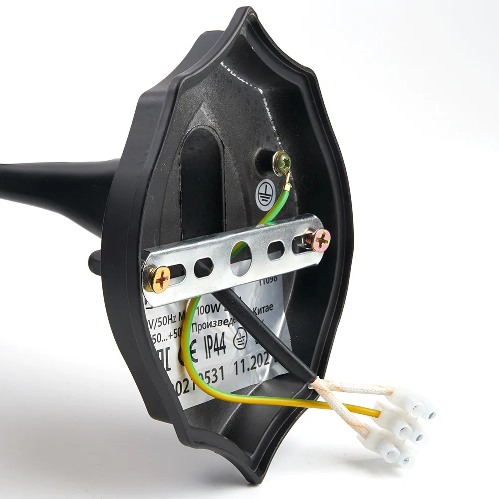 FERON Светильник садово-парковый 8102/PL8102 восьмигранный на стену вниз 100W E27 230V, черный 11098 FERON Светильник садово-парковый 8102/PL8102 восьмигранный на стену вниз 100W E27 230V, черный 11098