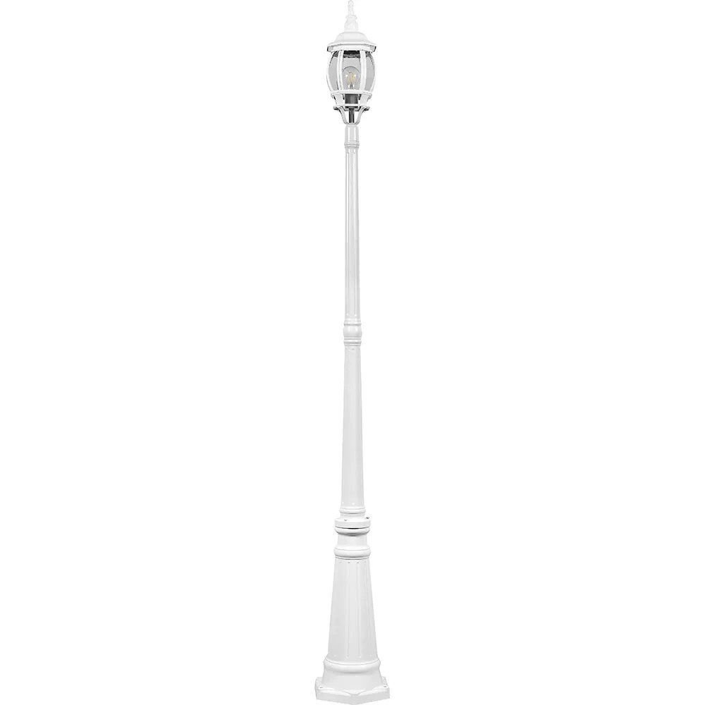 Светильник садово-парковый FERON 8111 столб 100W E27 230V, белый 11209