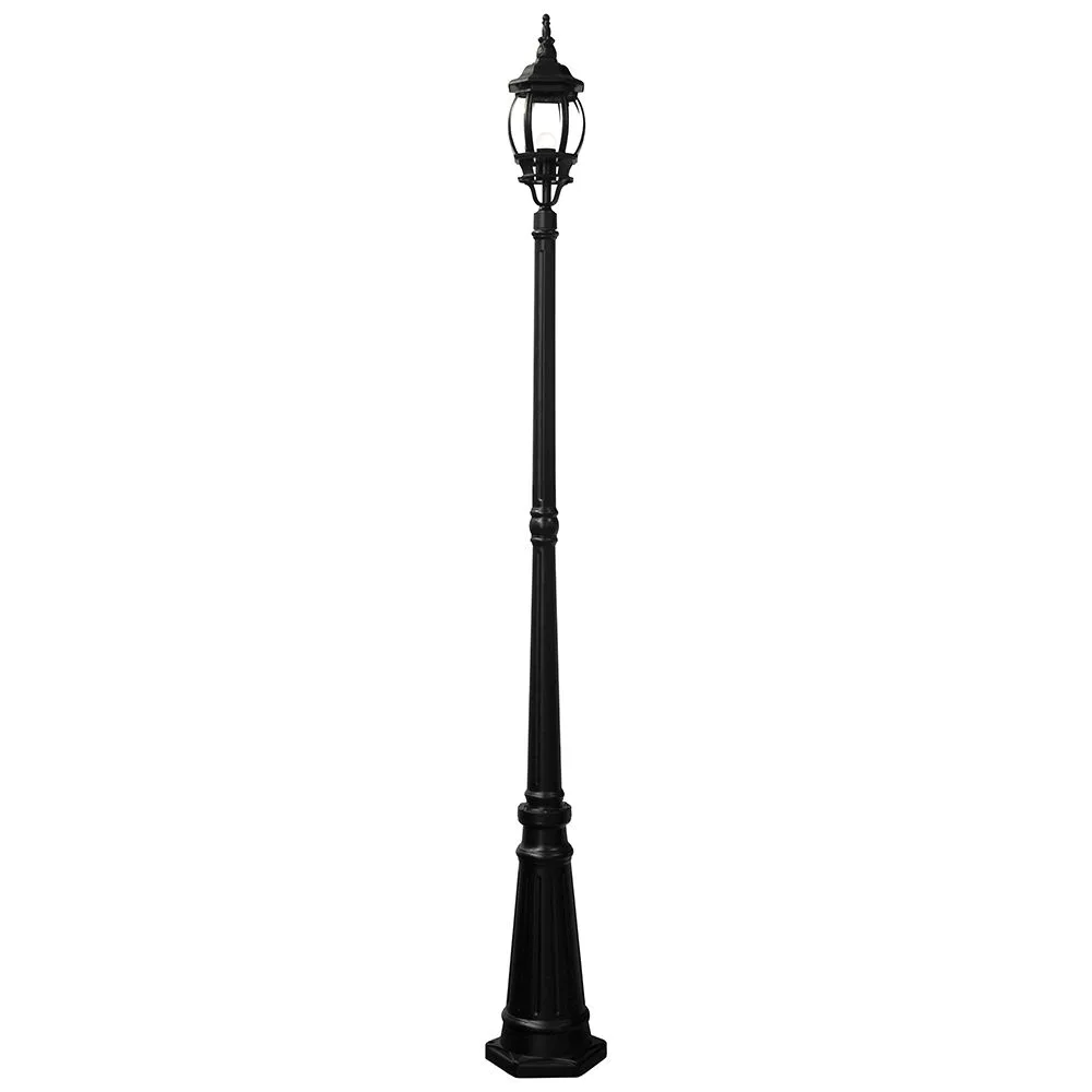 Светильник садово-парковый FERON 8111/PL8111 столб 100W E27 230V, черный 11212