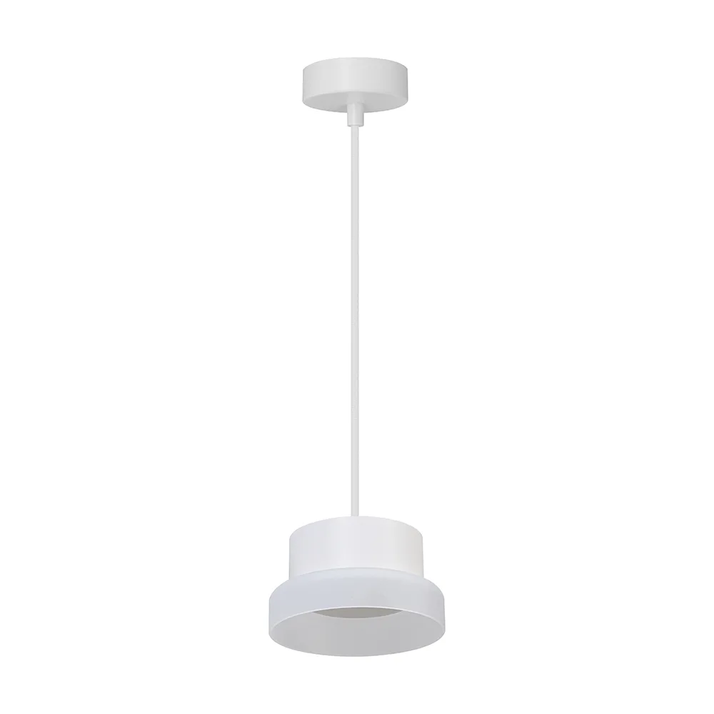 FERON Светильник потолочный Barrel HL4608 OPAL levitation 12W, 230V, GX53, белый, на подвесе 1,7 м 51686 FERON Светильник потолочный Barrel HL4608 OPAL levitation 12W, 230V, GX53, белый, на подвесе 1,7 м 51686