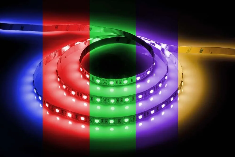 Cветодиодная LED лента FERON LS606, готовый комплект 3м 30SMD(5050)/м 7.2Вт/м IP20 12V RGB Артикул 27719